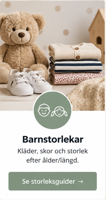 barnstorlekar